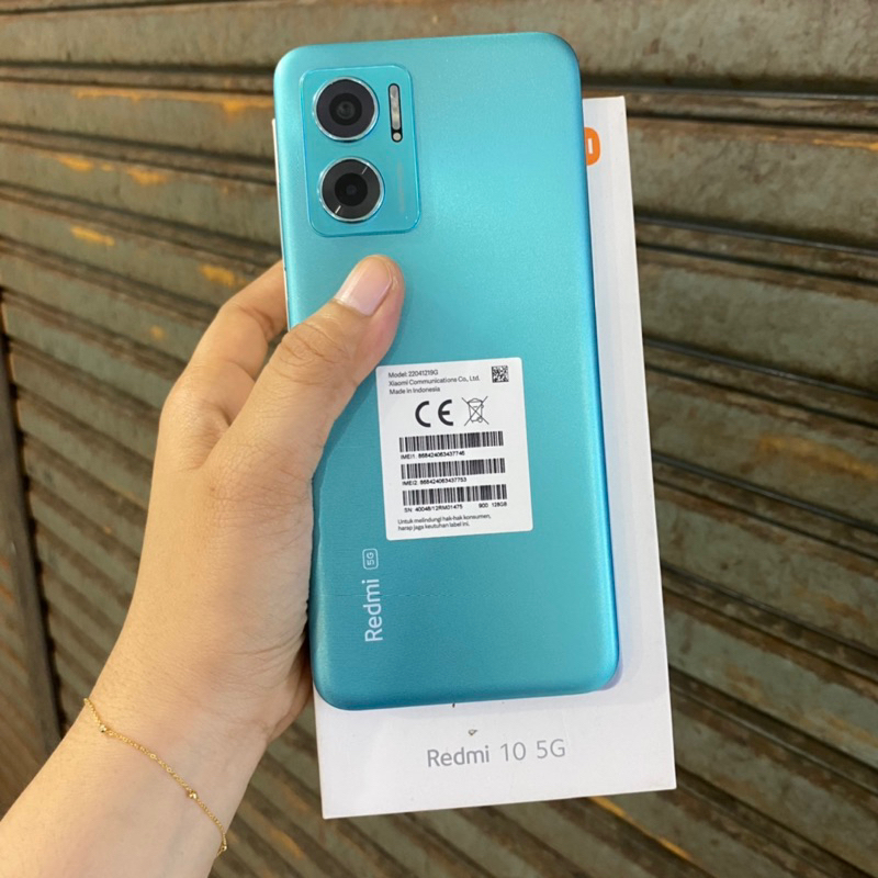 Redmi 10 5G 6/128gb second bekas pakai normal fullset original resmi