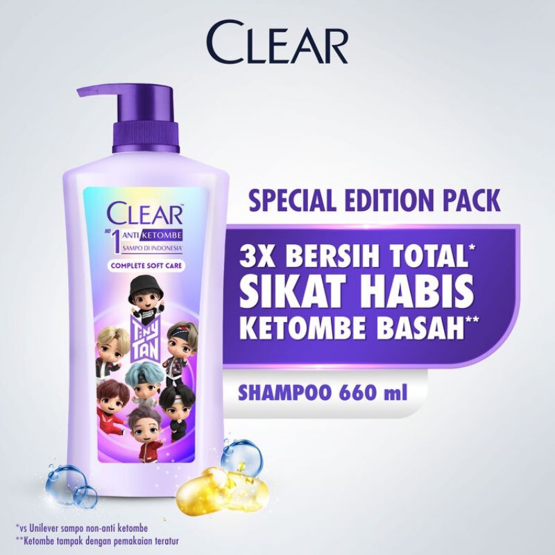 Clear Complete  Soft Care Shampo 660ml