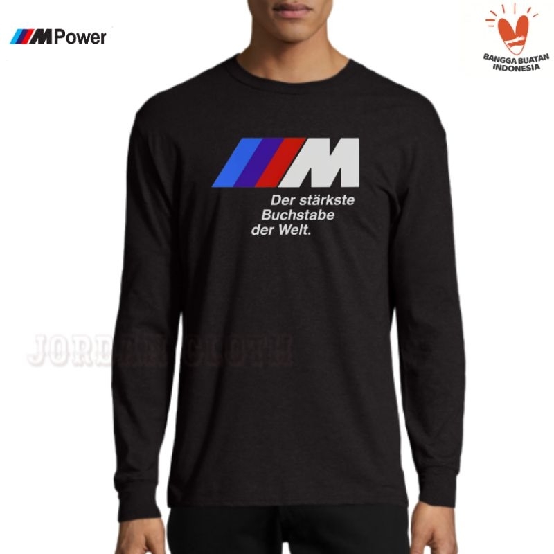 Tshirt Baju Kaos Lengan Panjang Bmw Buchstabe