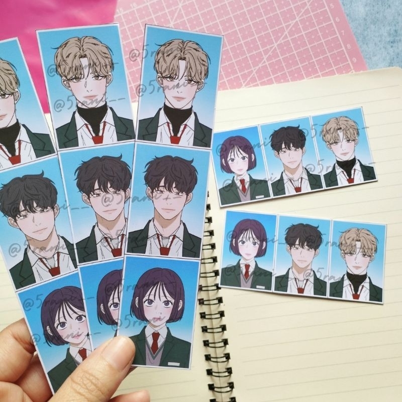 Pas Foto Webtoon Operation True Love Go Eunhyuk Baek Dohwa Shim Soo Ae SET