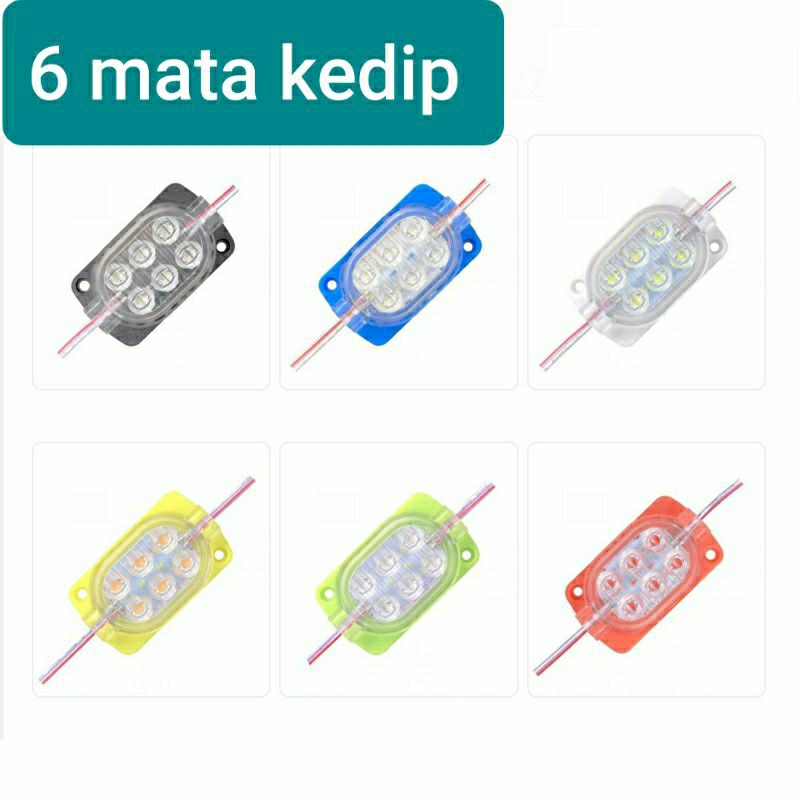 LED ULTRASONIC 6 MATA KEDIP OTOMATIS