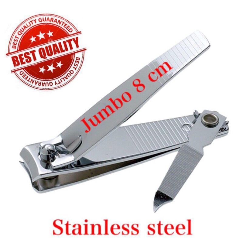 Gunting Kuku 777 Stainless Jumbo 8cm Three Seven Nail Buffer Kikir Kuku Kilap Kuku Amplas Kuku