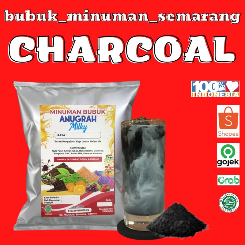 

Bubuk Minuman Charcoal Powder Charcoal Reguler 1kg