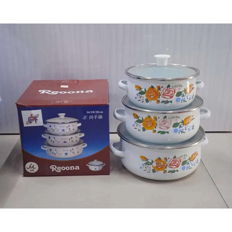 Panci Set 3 in 1 Panci Bunga Reoona