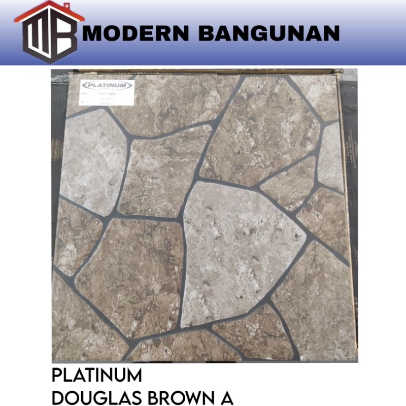 Keramik lantai 50x50 Platinum Douglas brown, grey kw1