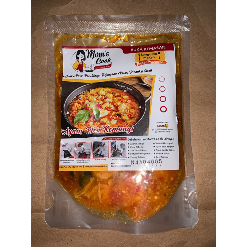 

Makanan Siap Saji Non MSG Sehat Bergizi Momscook FREE GIFT