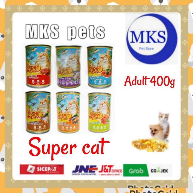 Super Cat Kaleng Adult 400gr
