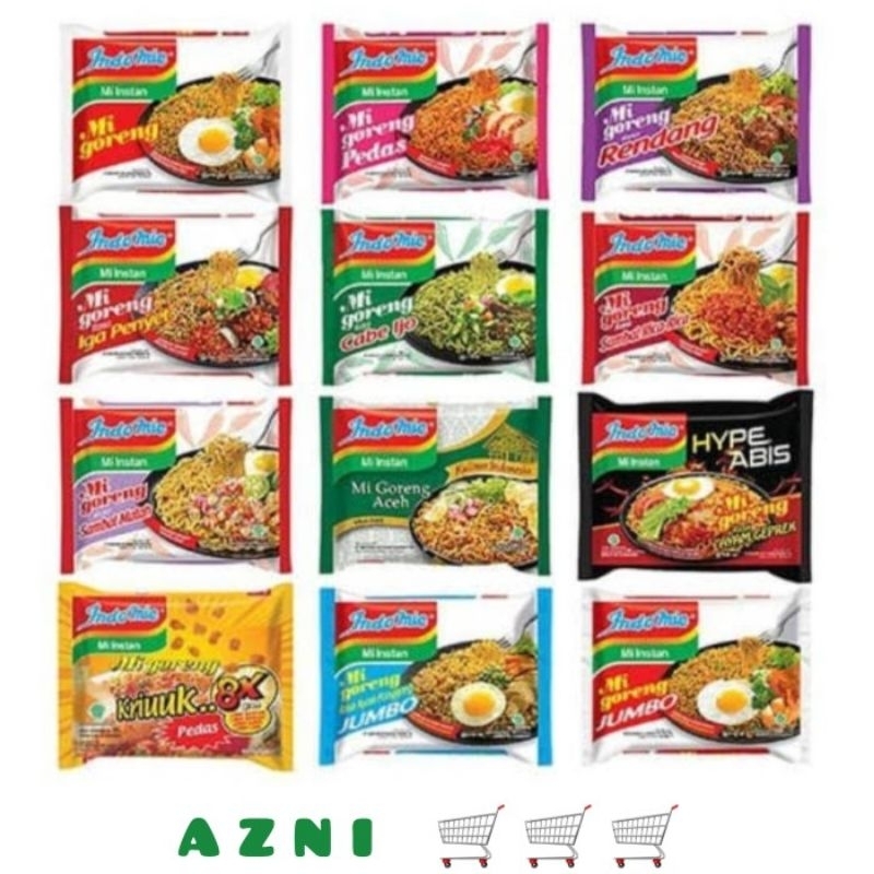 

1 DUS KARTON 40 PCS - INDOMIE GORENG ALL VARIAN