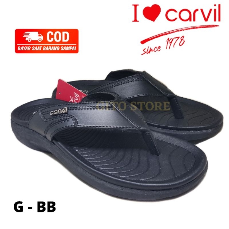 Carvil sandal pria original/sandal jepit pria