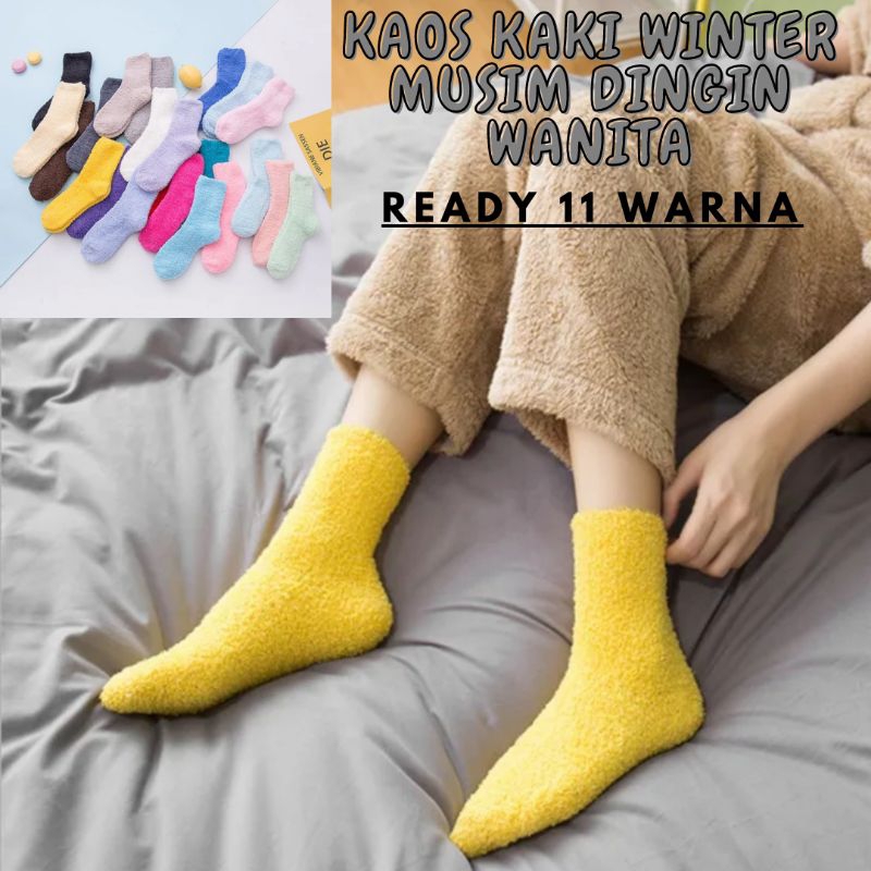 Kaos Kaki Winter Musim Dingin Wanita (KKwarna)