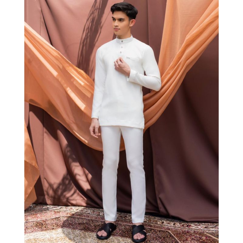 BAJU AKAD NIKAH PRIA MELAYU MALAYSIA TANPA SAMPIN