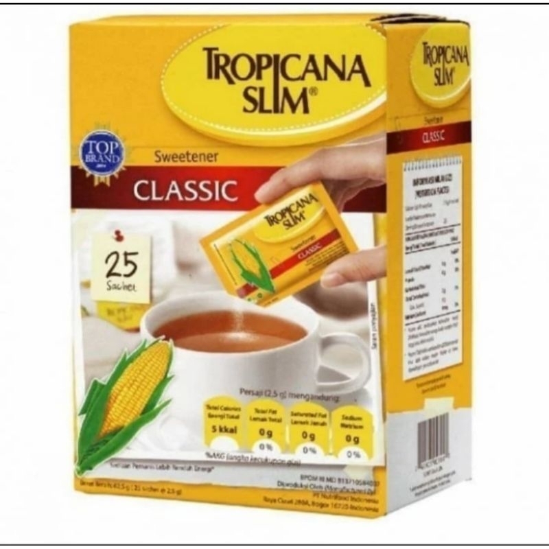 

Tropicana Slim Sweetener Classic 25sachet