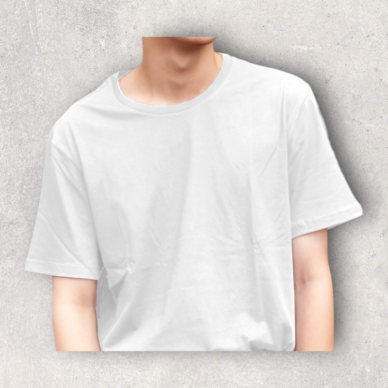 Kaos Polos Hitam Katun Combed 30s 01 | Kaos Pria | Kaos Santai | Kaos Oblong