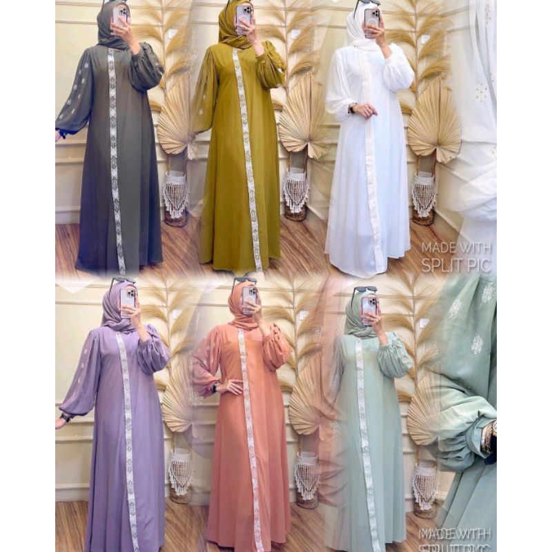COD || SET ZAKIYA || GAMIS LEBARAN || GAMIS BORDIR || KHADIJAH MODE