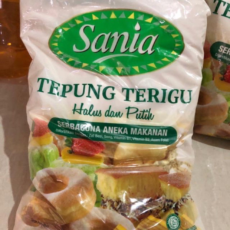 Terigu segitiga biru/ kunci biru 1kg /Sania 1kg