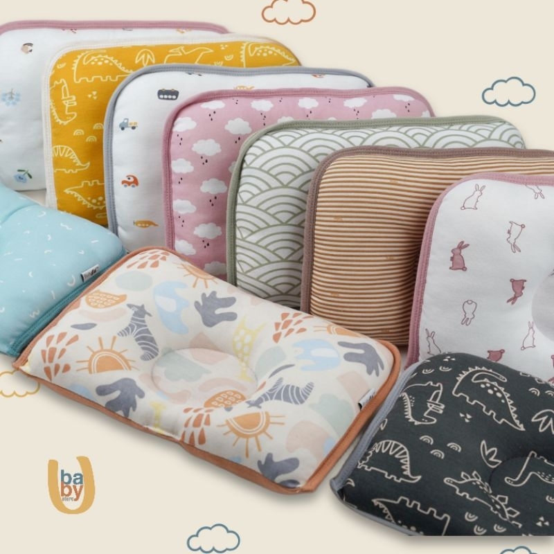 BANTAL PEYANG KAOS YOBO BY BABYU | FLAT HEAD PREVENTION BABY PILLOW