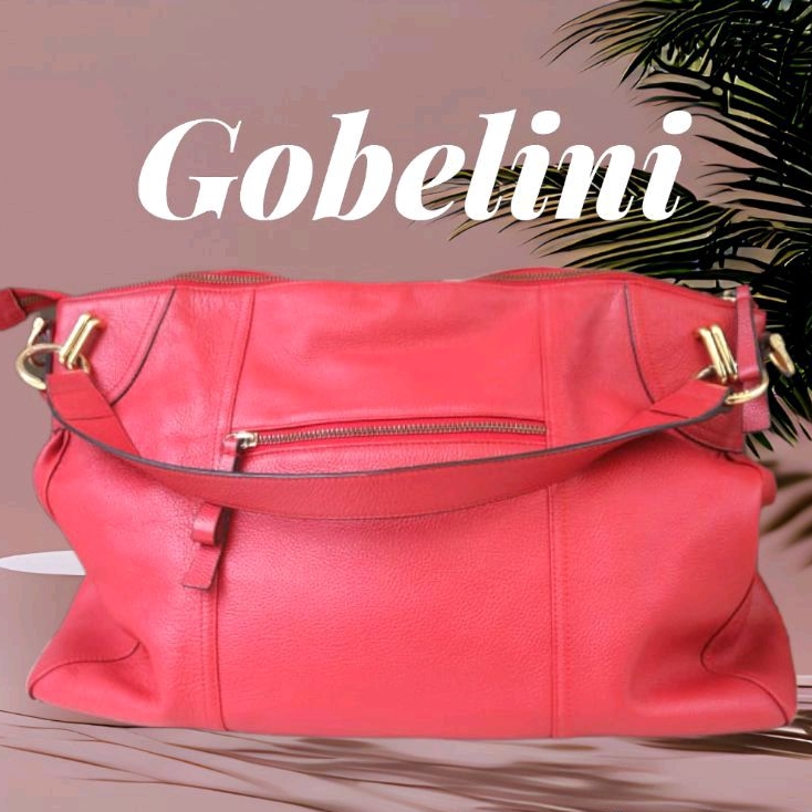 tas wanita merah gobelini