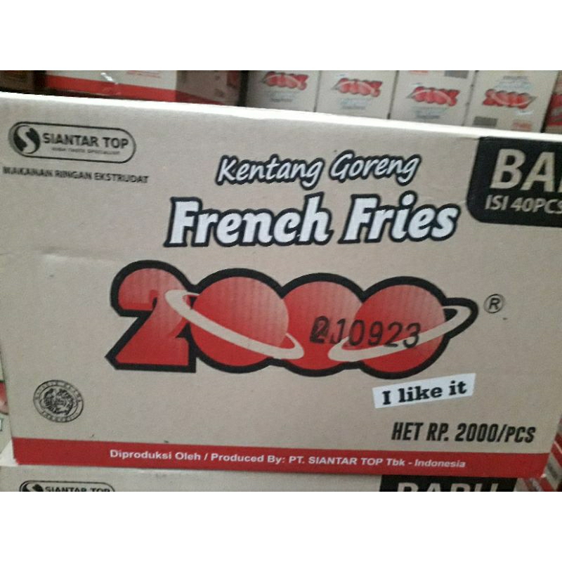 CIKI FRENCH FRIES 2000 1 dus isi 40 bungkus