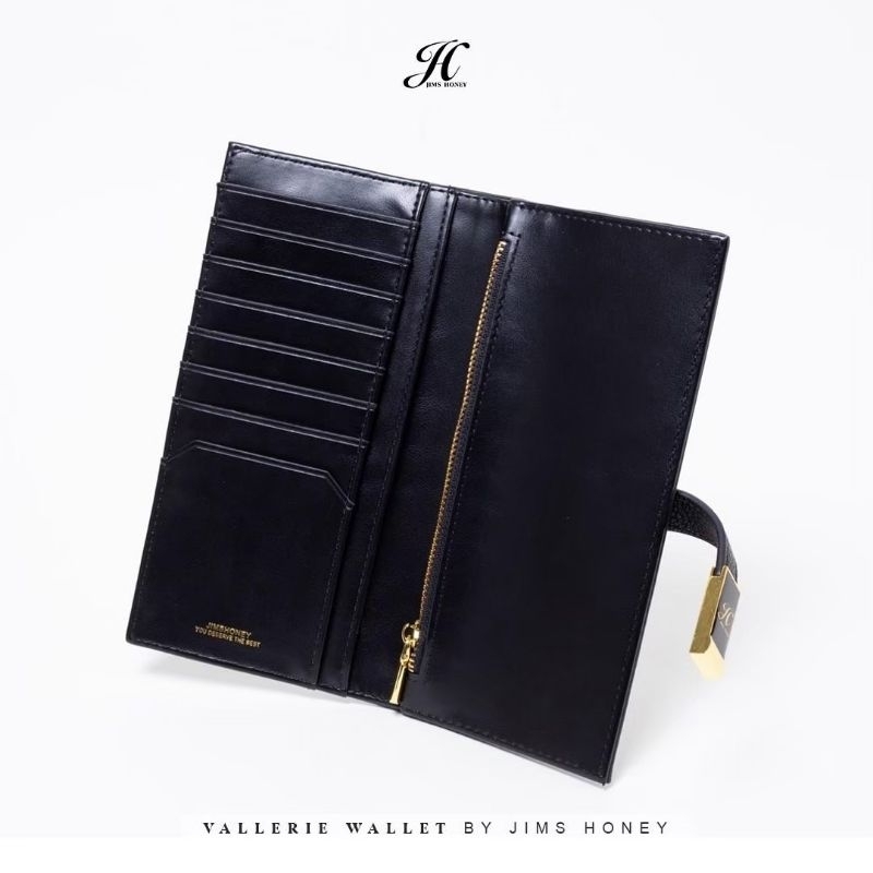 VALLERIE WALLET JIMS HONEY ORI DOMPET TIPIS PANJANG WANITA IMPOR FASHION CEWEK KOREA TEMPAT KARTU MINIMALIS