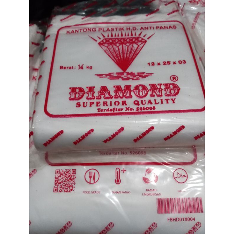 Plastik anti panas 12x25 tebal