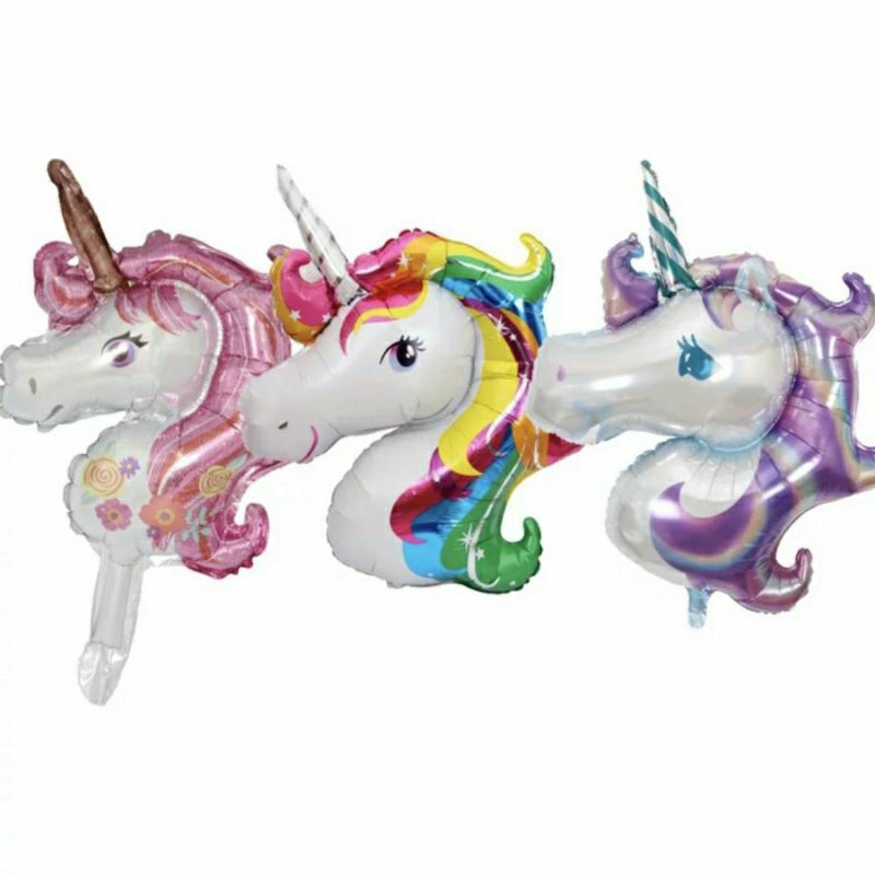 Balon foil unicorn balon unicorn balon foil karakter unicorn balon foil tema unicorn balon foil kuda
