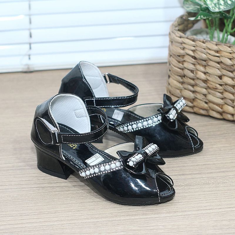 Sandal Pesta Anak Perempuan Renda Mutiara Salsa