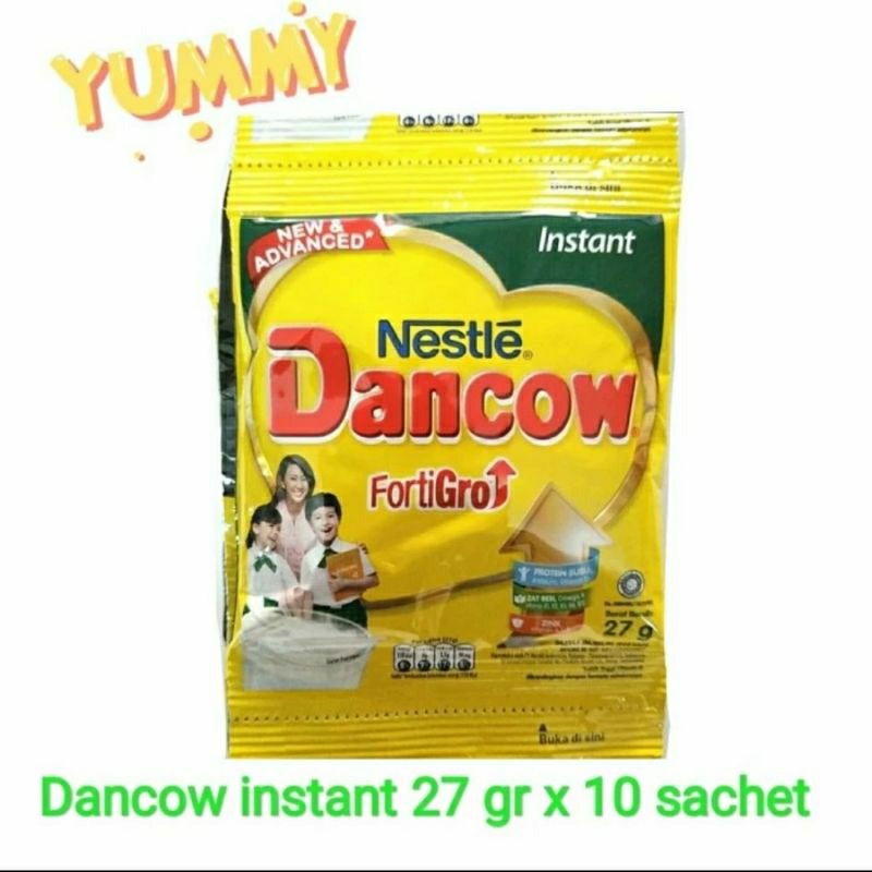 

dancow instant isi 10 sachet | nestle