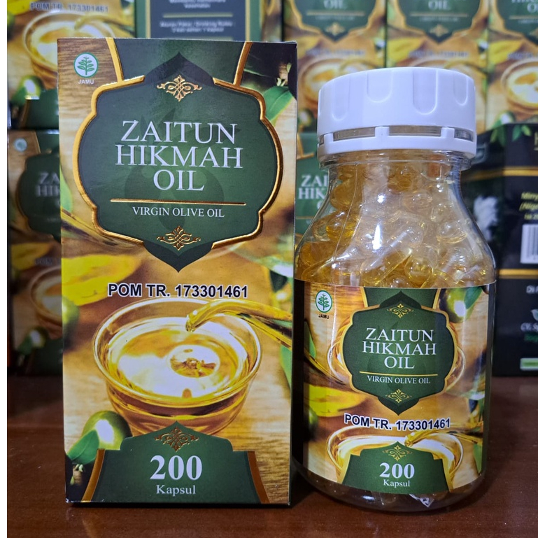 Minyak Zaitun Hikmah Oill | 100% asli minyak zaitun -  200 &amp; 100 kapsul