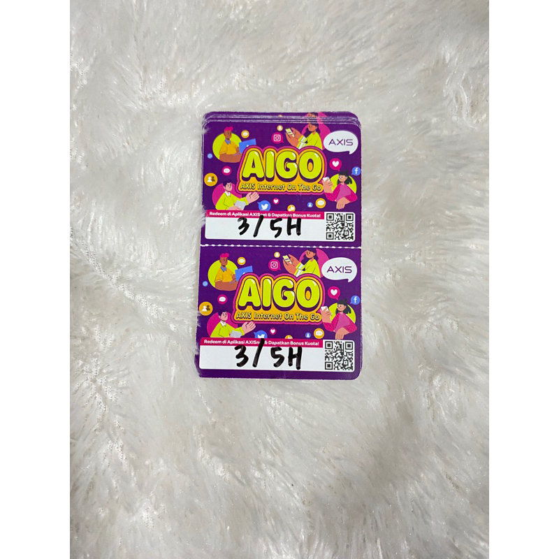 VOUCHER AXIS AIGO 2 GB (3 GB) 5 HARI