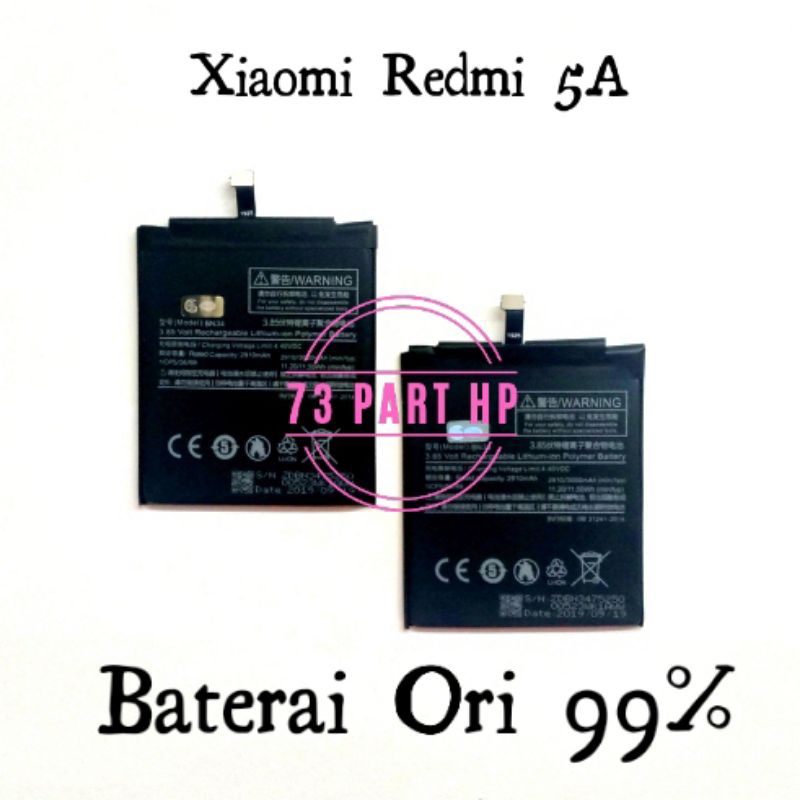 Baterei 99% Double Power Xiaomi Redmi 5A- Batre Batere Batrei