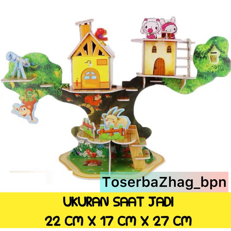 PUZZLE 3D BESAR PART 2, DIY JIGSAW PUZZLE UKURAN BESAR MAINAN EDUKASI ANAK