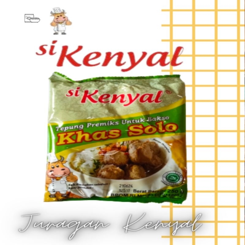 

Tepung Adonan Bakso Premiks Khas Solo Si Kenyal 250 gram