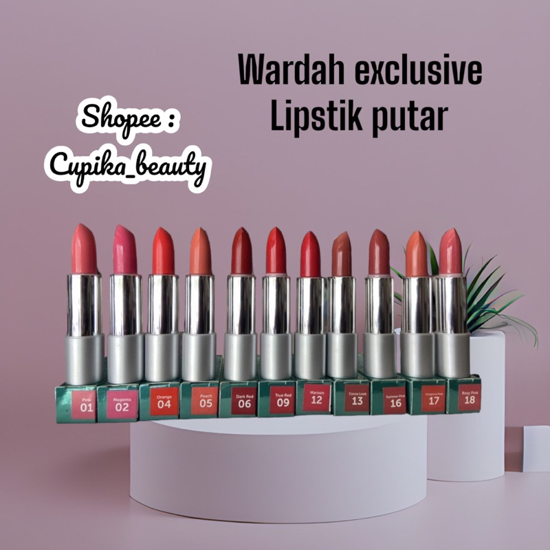 [ip.x] case hijau -- wardah exclusive lipstik -- wardah exclusive matte lipstik