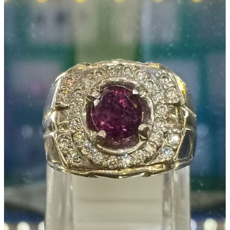 BATU NATURAL PURPLE SAPPHIRE | SAFIR 2.18 CT NO HEAT