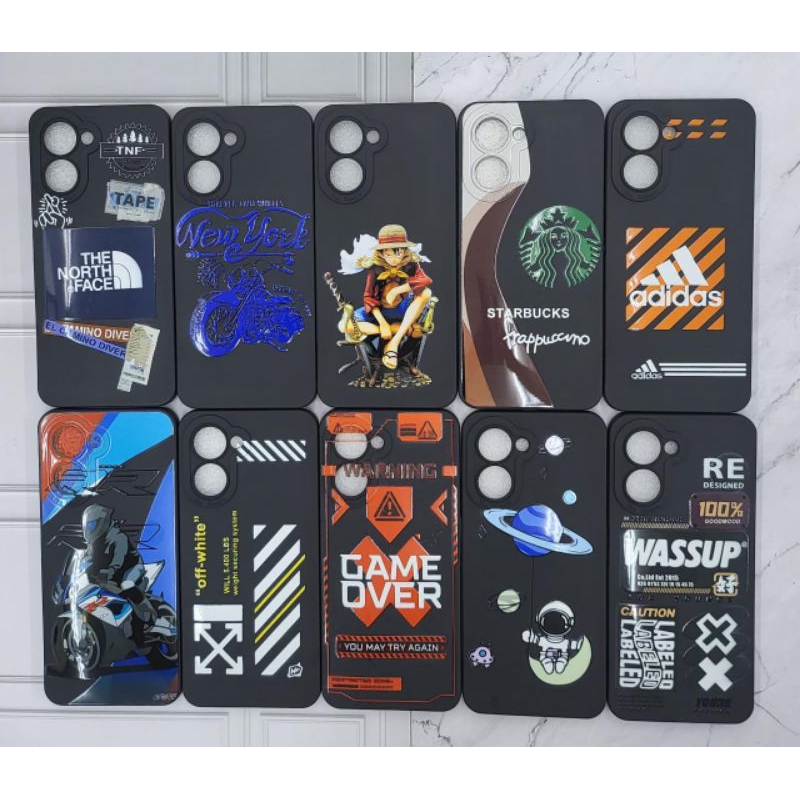 CASE PRO CAMERA BLACK MOTIF VIVO Y20 Y21s Y17 Y91 Y91c Y15s Y01 Y02