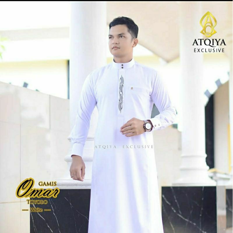 Gamis Omar toyobo/ Gamis Atqiya exclusive / Terbaruuu