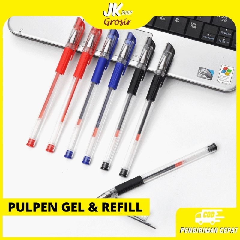 

Jk Pena Gel 0.55mm Standard | Pulpen Tinta Cair | Alat Tulis Sekolah Kantor | Pen Warna Warni Pena Ujung Lancip