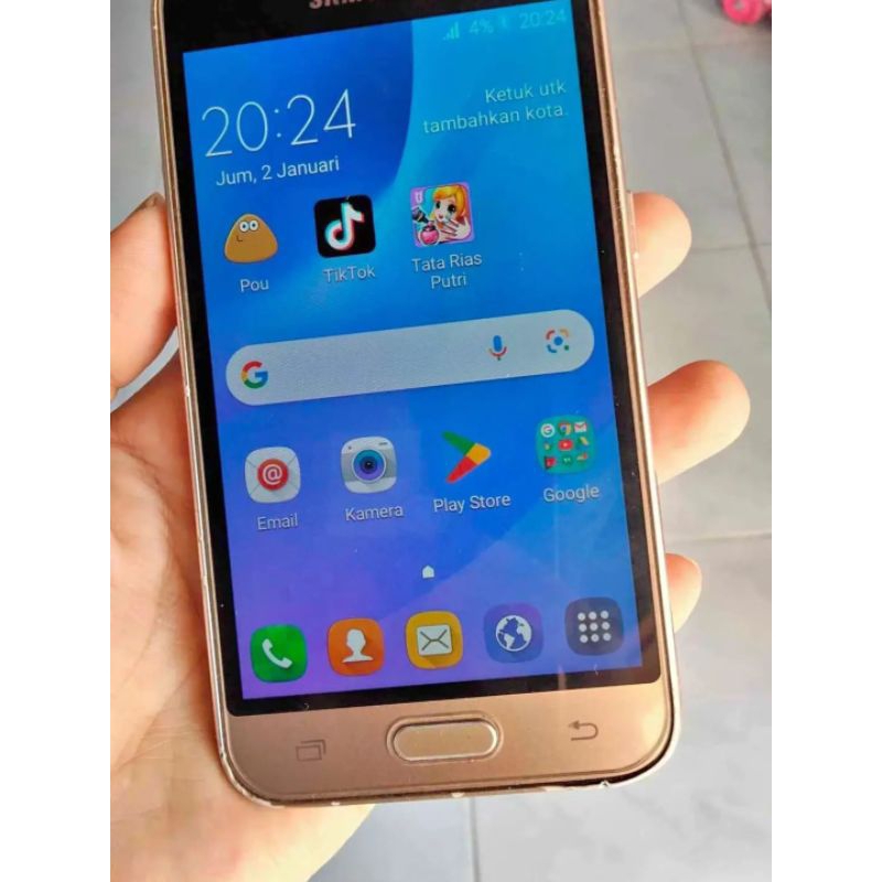 Android samsung J1 2016 (4g) amoled second murah siap pakai