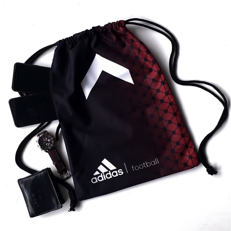 String Bag Adidas Gymsack Futsal Sepakbola Tas Sepatu Wanita