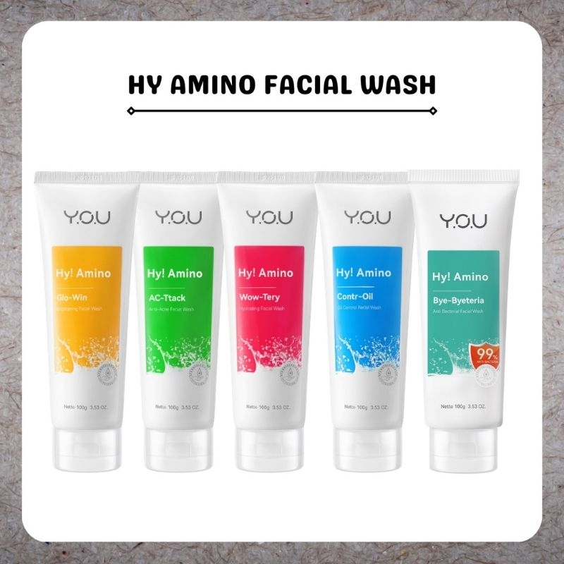 Y.O.U Hy! Amino Facial Wash 100g