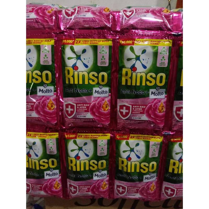 Rinso Cair Sachet 38ml (12 Sachet)