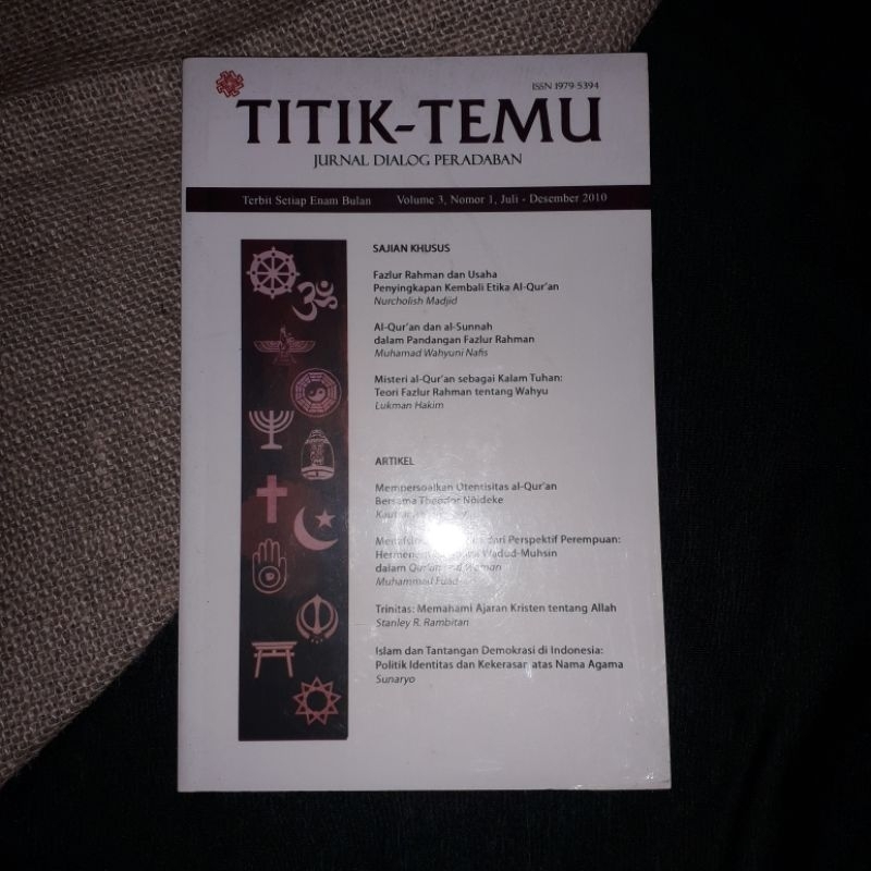 Titik Temu Jurnal Dialog Peradaban Volume 3 -- BUKU NONFIKSI (Nurcholis Madjid, dkk)