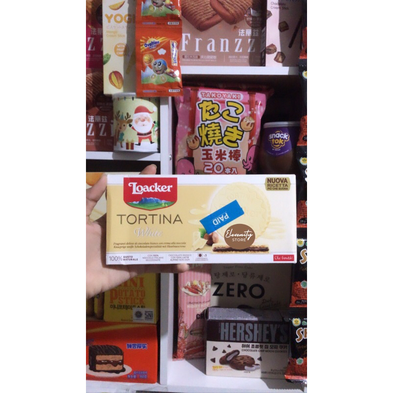 Loacker Tortina Original White Dark Chocolate ECER