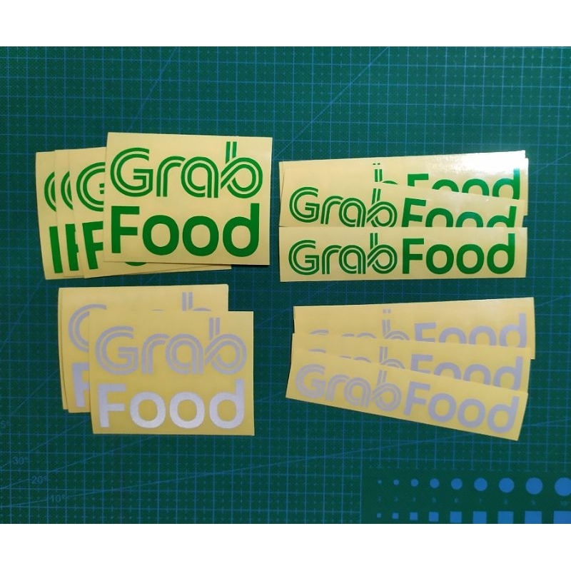 Stiker GrabFood Cutting Reflective
