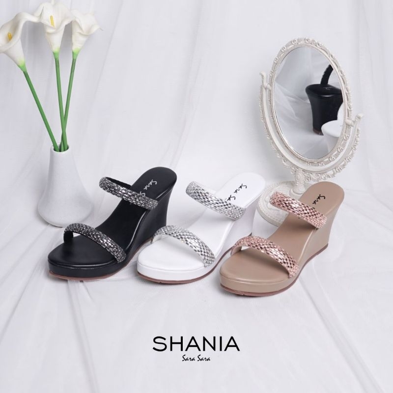 sara sara shania/sandal wanita wedges sara sara shania