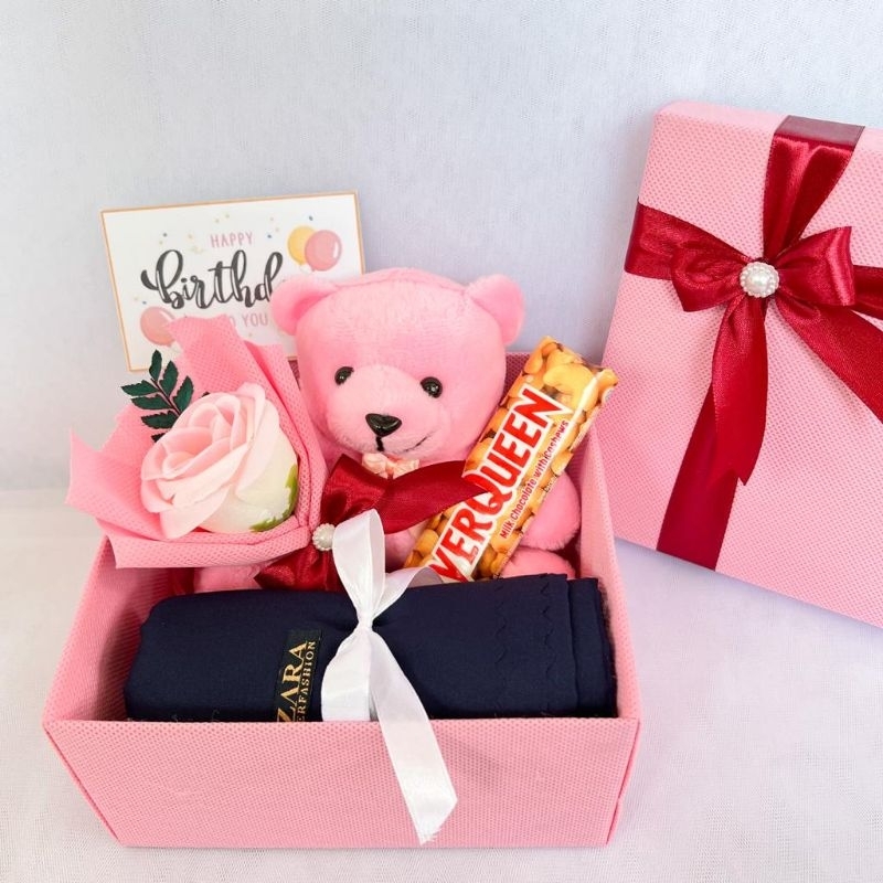 KADO ULANG TAHUN CEWEK- KADO ANNIVERSARY - HAMPERS HIJAB - KADO CEWEK
