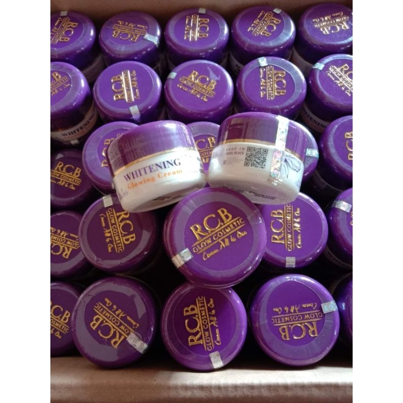 CREAM RCB GLOW ORIGINAL ( KEMASAN BARU) BPOM/WHITENING GLOWING CREAM/CREAM ALL IN 1/ RCB GLOW COSMETIC