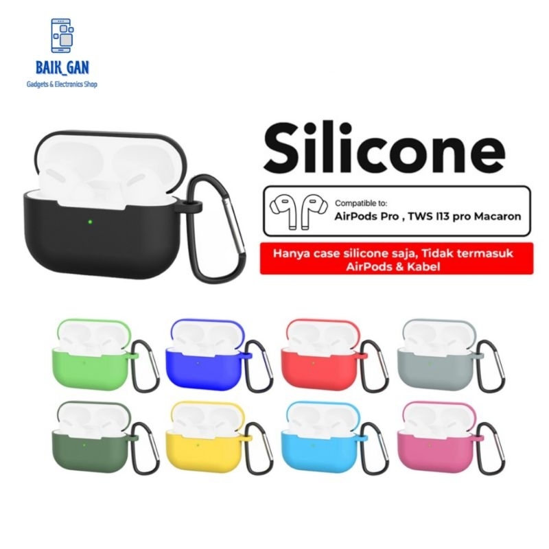 Case AirPods Pro & TWS i13 Pro Macaron Casing Headset Silikon Kasus