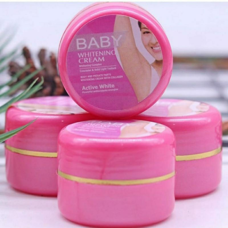 pemutih ketiak terlaris baby whitening cream 20gr