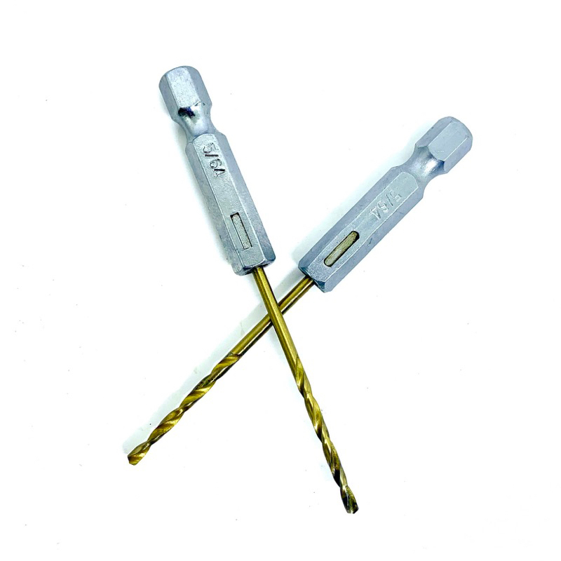 Bor Drill impact cordless hex shank 2 mm atau 5/64 bekas seken..Drill Bor 2mm